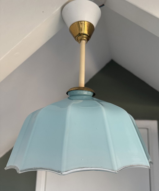 Dolce lampada a sospensione Art Déco