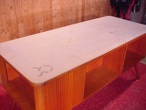 Image 1 of Mostrador de caoba de diseño, mueble de tienda, muebles antiguos, bar