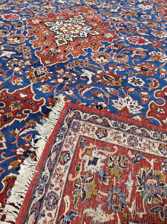 Alfombra Persa anudada a mano 378x268 – Algodón, Lana (photo 14 of 15)