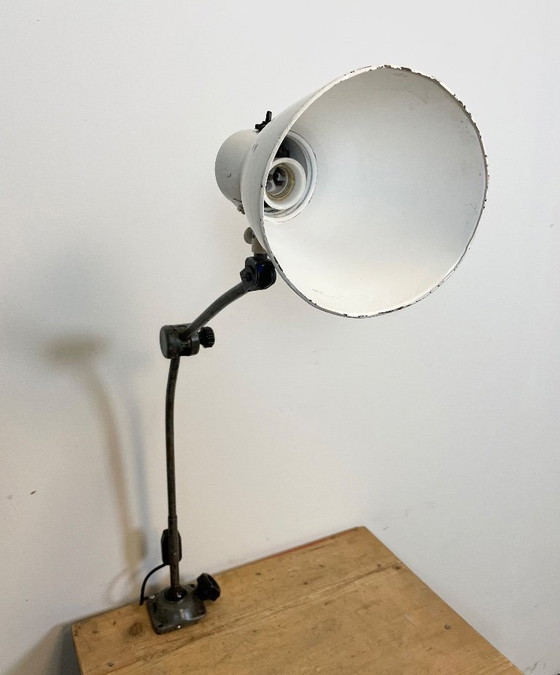 Image 1 of Large Industrial Workshop Table Lamp, 1960s