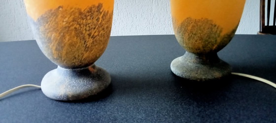 Image 1 of Set aus Murano-Glas-Tischkelchlampen