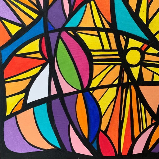 Abstract Composition By Anne Philippe