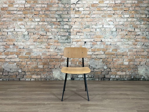 HAY Result Zwart/Eiken - MEER OP VOORRAAD – eetkamerstoelen, Metal, Wood, Vintage (photo 2 of 13)
