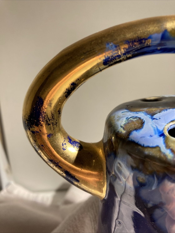 Image 1 of Rana floreale di Alphonse Mouton a forma di annaffiatoio