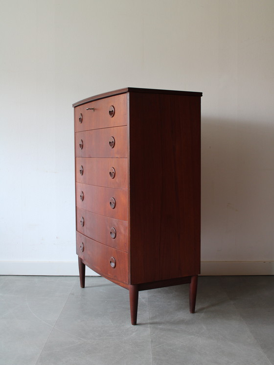 Image 1 of Vintage Deense ladekast in teak