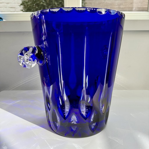 Ice bucket Val-Saint Lambert cristal Belgium 