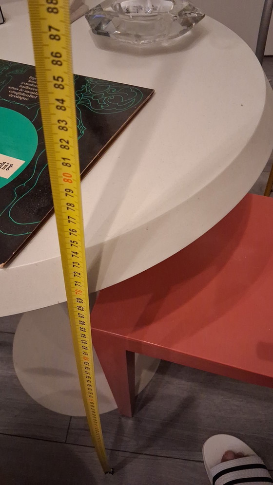 Image 1 of Design set Philippe Starck tafel,krukje en 3 stoelen