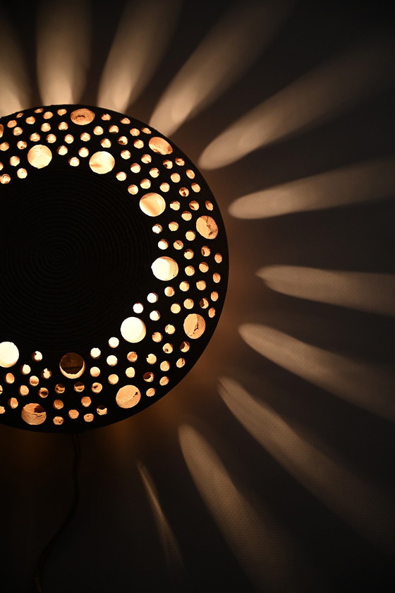 Image 1 of Danish ceramic wall lamp