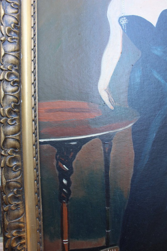 Image 1 of Early 20th Century French Portrait of a Woman
