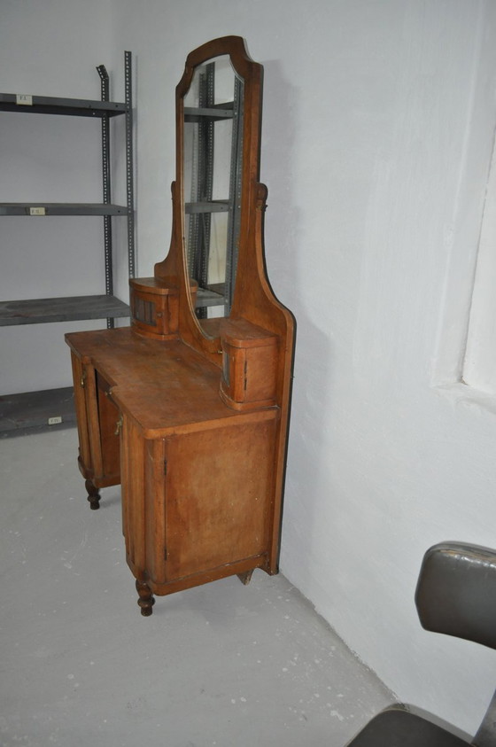 Mid-Century Houten Kaptafel, jaren 40 – Mid Century Modern (photo 3 of 9)