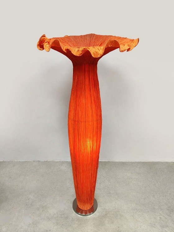 Image 1 of Lampada da terra Retro Silk Flower