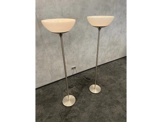 Image 1 of (2) Lampadaires Aminta – Artemide, 1966 – comme neuf