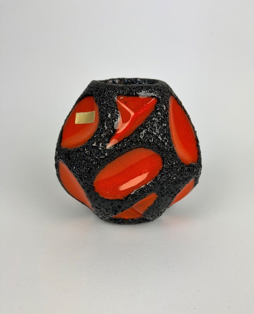 West Germany Roth 308 vase orange fatlava