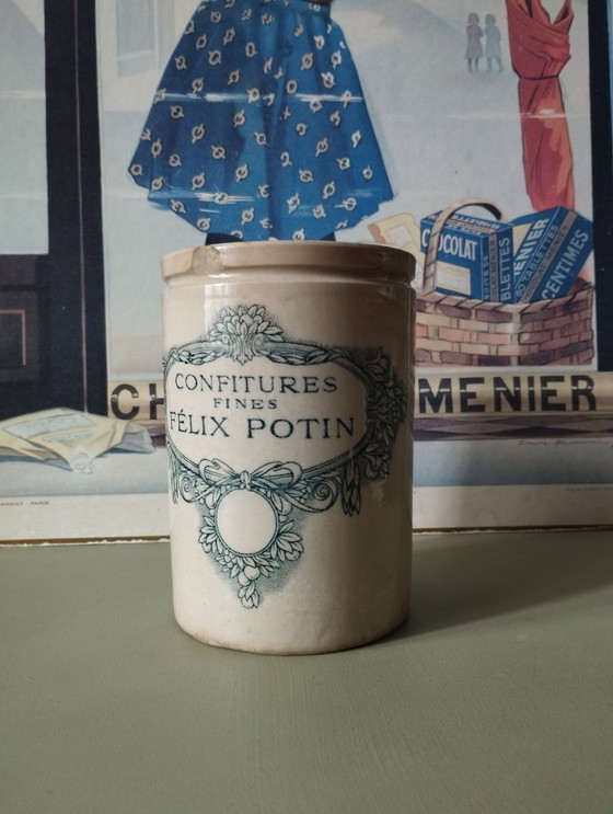 Image 1 of Barattolo di marmellata vintage Félix Potin