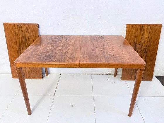 Image 1 of XXL teak dining table by Bramin Design HW Klein, 1960s, Made in Denmark