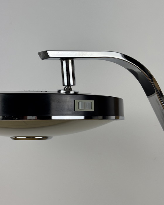 Image 1 of Brutalist Fase 520C Table Lamp by Luis Pérez de la Oliva 1960s-1970s Desktop Lamp Mid-Century Space Age Industrial Design Spain