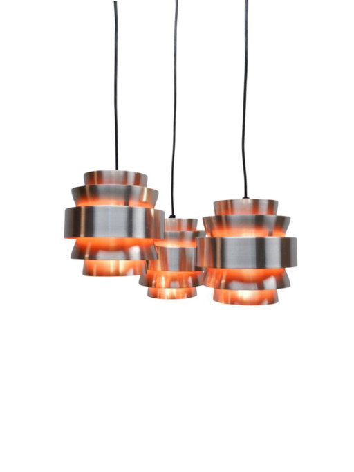 Lakro Amstelveen cascade pendant lamp, 1970s