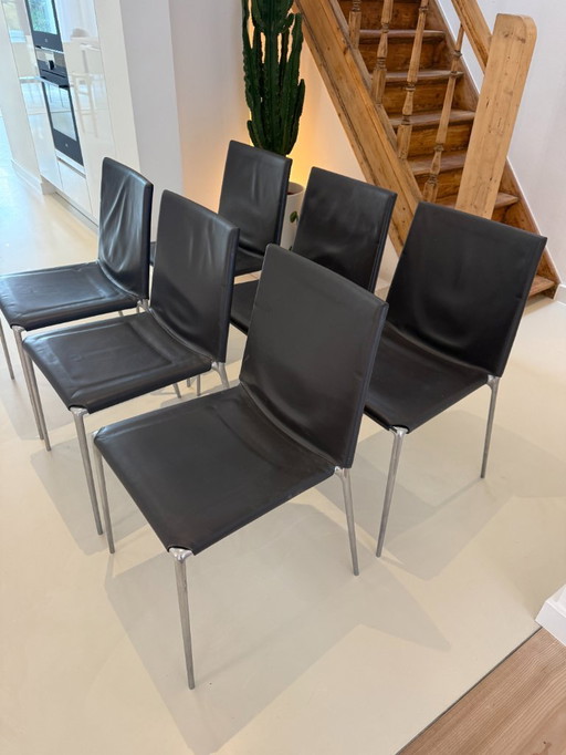 Sillas de comedor B&B Italia Maxalto – ‘Alma’ – 6 unidades