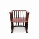 Vintage Barrel Chair In The Style Of Josef Hoffmann, 1990S