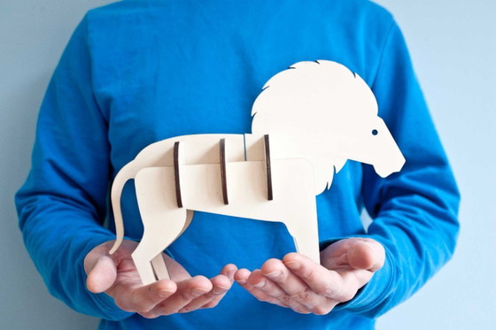 Image 1 of Leone - soprammobile in legno Made in Italy di Ulap design