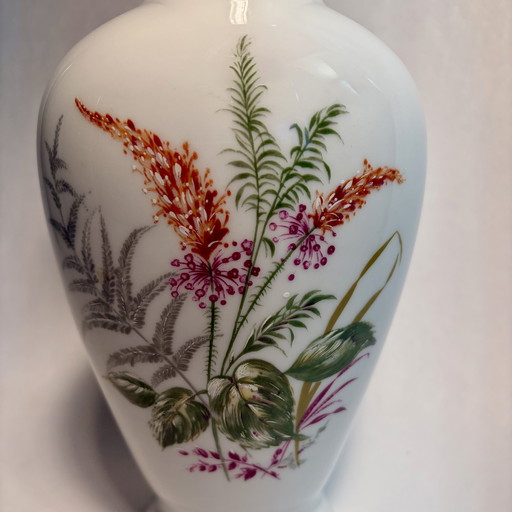 50s Porcelain flower vase Royal Porzellan Bavaria KPM