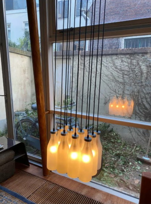 Droog design melkflessen lamp💡