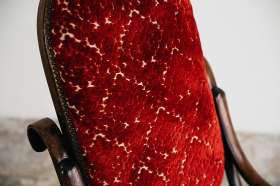 Image 1 of Thonet Vintage Mid-Century Design Schommelstoel