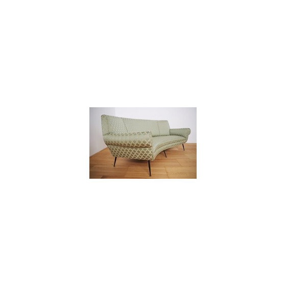 Image 1 of Vintage curved sofa by Gigi Radice, 1950s