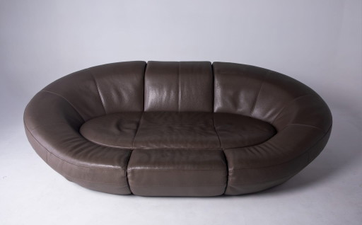 Sillón reclinable tipo capullo – banken, Leather (photo 2 of 9)