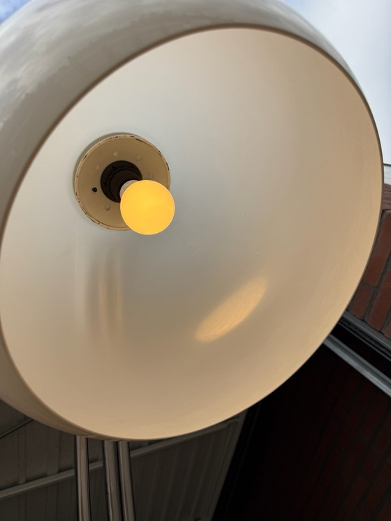 Vintage Goffredo Reggiani Italian design arc lamp, Floor lights, Chrome, Marble, Grey (photo 14 of 14)
