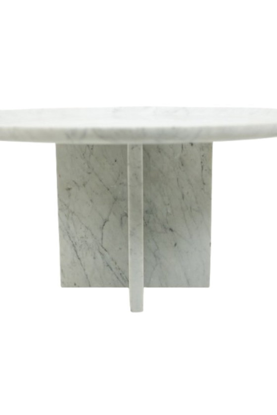 Image 1 of Paar ausziehbare Tische aus Carrara-Marmor. Zeitgenössisch.