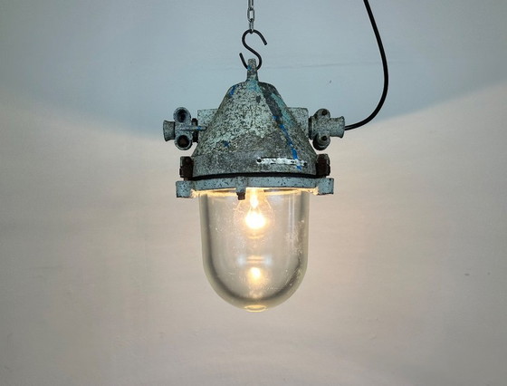 Image 1 of Grey Industrial Cast Aluminium Explosion Proof Lamp, 1970s