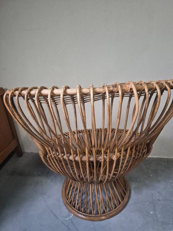 Fauteuil lounge Margherita vintage – Bonacina, Rattan (photo 15 of 18)