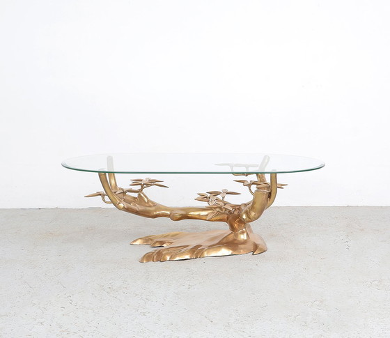 Image 1 of Tavolino da caffè Willy Daro Bonsai in ottone, anni &#39;70