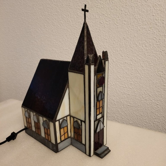 Lampada da tavolo Chiesa, Tyffany, Honsel Leuchten Germania – Lampade da tavolo, Vetro (photo 10 of 10)