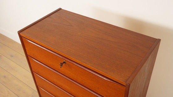 Vintage Danish Chest of Drawers | Teak | 6 Drawers | 123 cm – Wood (photo 4 of 10)