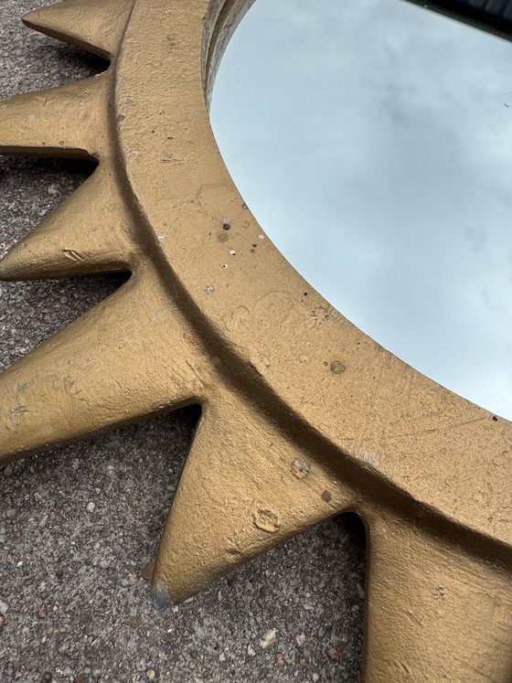 Image 1 of 1970s sunburst mirror