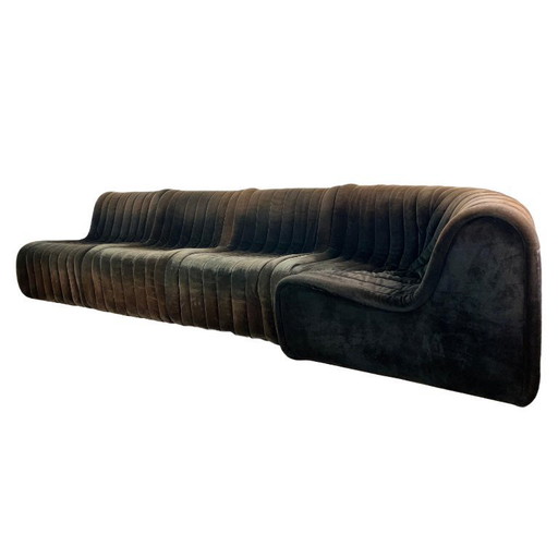 Canapé Talisman modulaire en quatre parties, par De Sede, années 1970