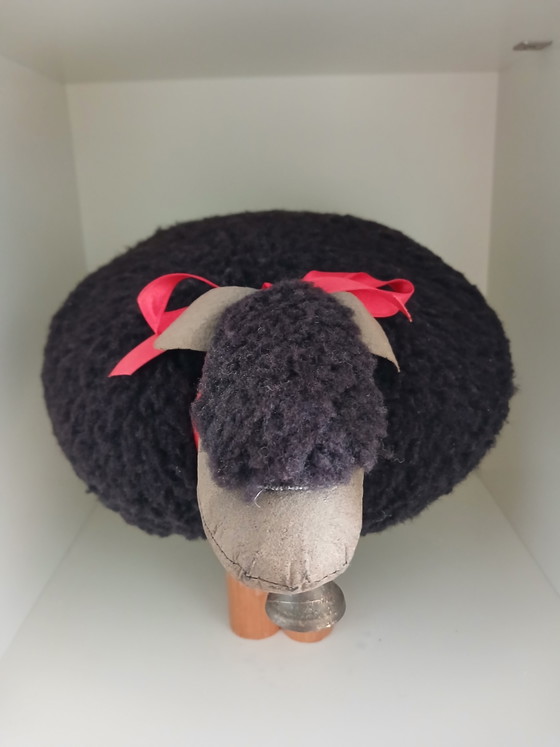 Vintage Department 56 Sheep "Le Mouton" (1983) Large Variant – Decorative Objects, Metal, Textile (photo 2 of 6)
