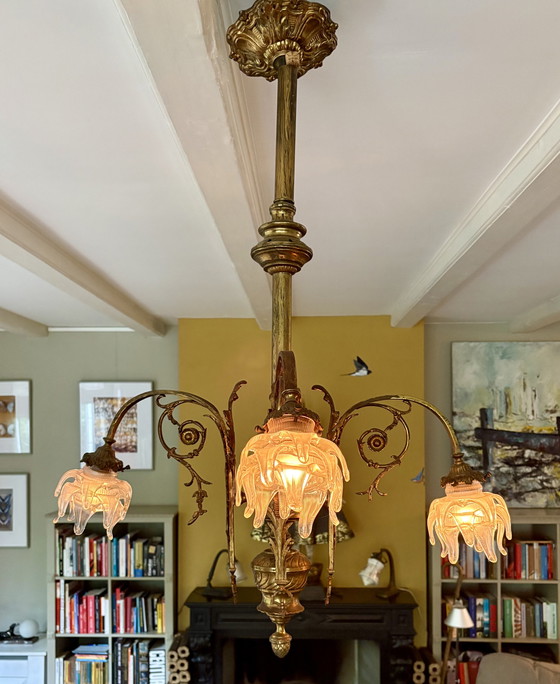 Image 1 of Fantastico lampadario Art Déco