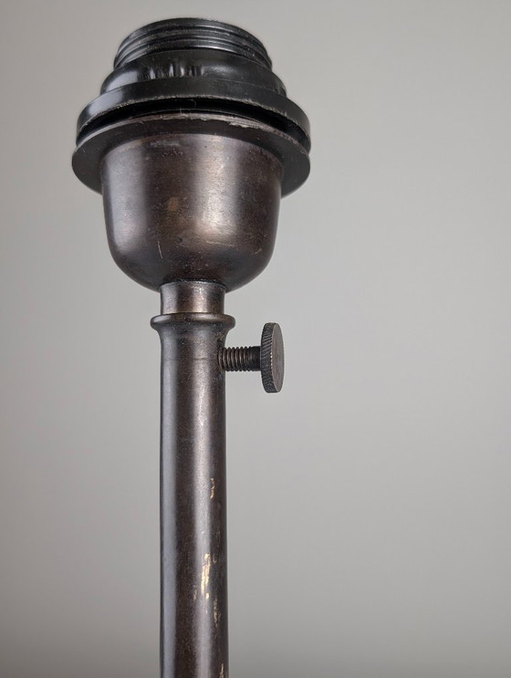 Image 1 of Pair of Adjustable Wood Table Lamps, 1970s