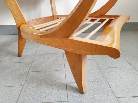 Image 1 of Vintage fauteuil uit de jaren 50, model SK40 of SK250, ontworpen door Etienne-Henri Martin voor Steiner.