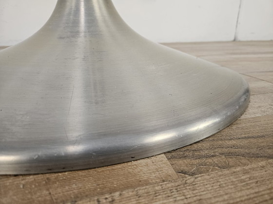 Image 1 of Extendable 1970s chrome-plated metal table