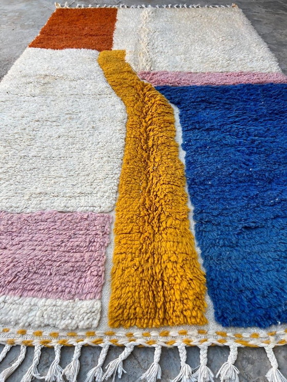 Tapis Beni Ouraine Tissé Main Artisanale Traditionnelle 150/260 Cm – Aime Té, Wool (photo 3 of 6)