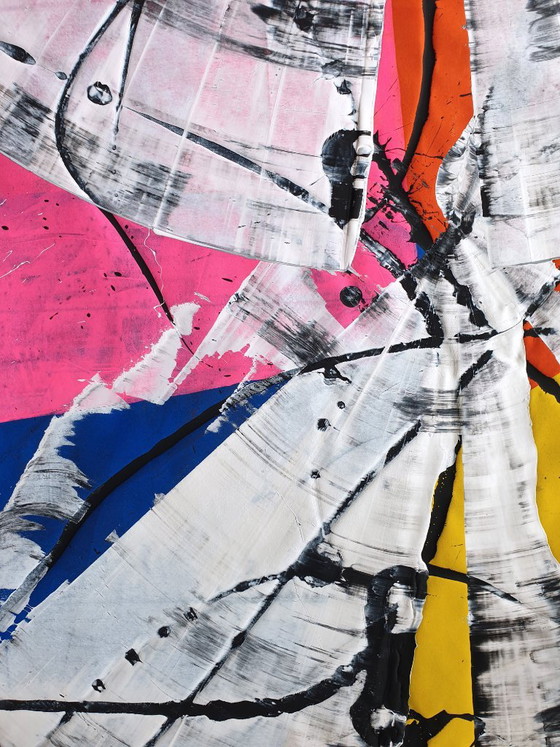 Jürgen Angeler - Die rosa Flamme - XXL – Gemälde & Zeichnungen, Canvas, Abstract (photo 3 of 35)
