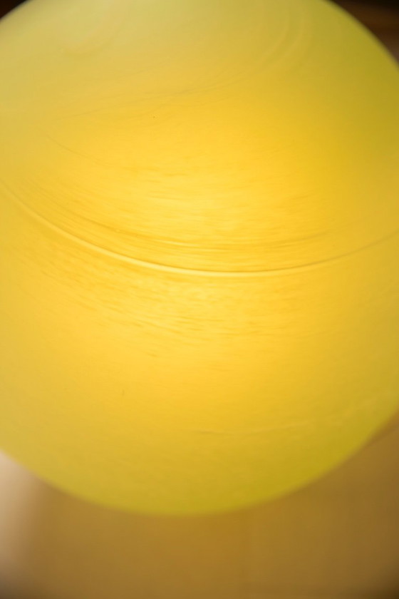 Image 1 of Lampe globe design en verre vert Wolfi Leuchten – série "Planètes"