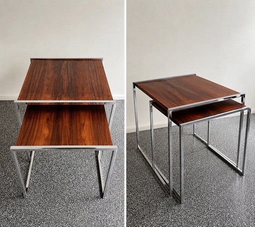 Mid Century Desig Mesas auxiliares Palisandro