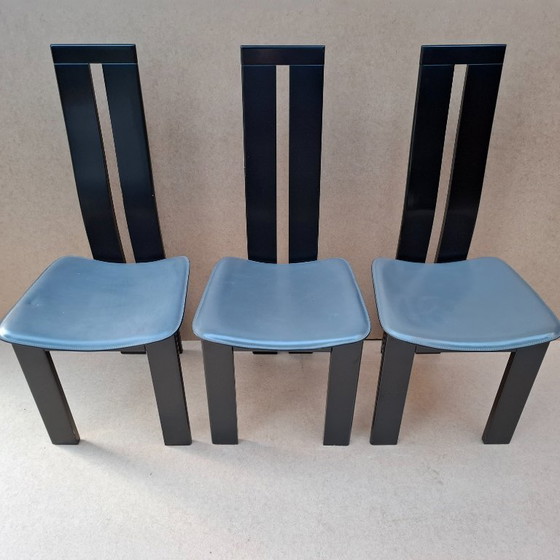 Image 1 of 6 Vintage Chairs from the 70s, Designed by Pietro Costantini for Ello