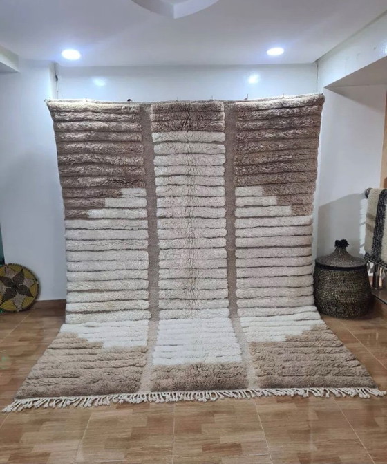 Image 1 of Berber carpet mrirt vintage exceptional wool 200x250 cm