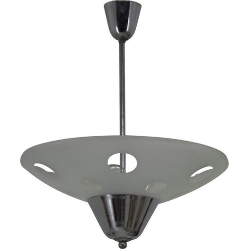 Lampe suspendue vintage Bauhaus par Franta Anyz pour Napako 1940
